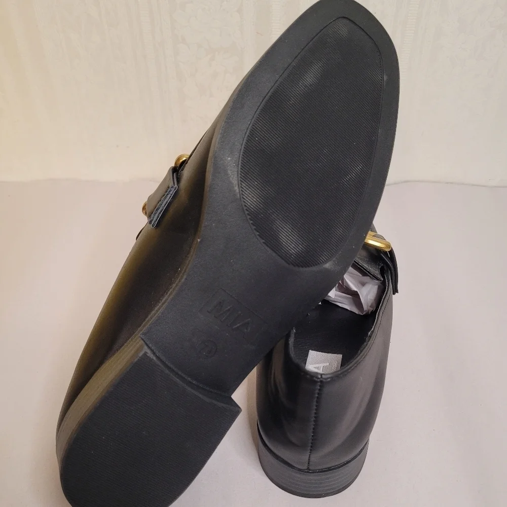 MIA Drena Black Loafers Size 7.5
